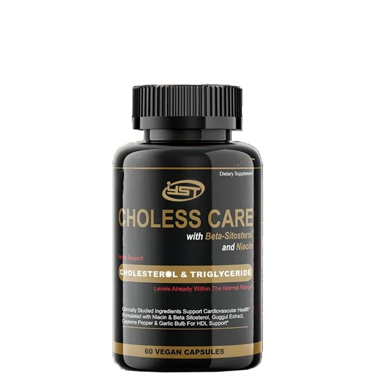 

Low Cholesterol Garlic Supplement Capsule - Organic and Odorless Promotes Heart Health HDL+LDL Within Normal Range