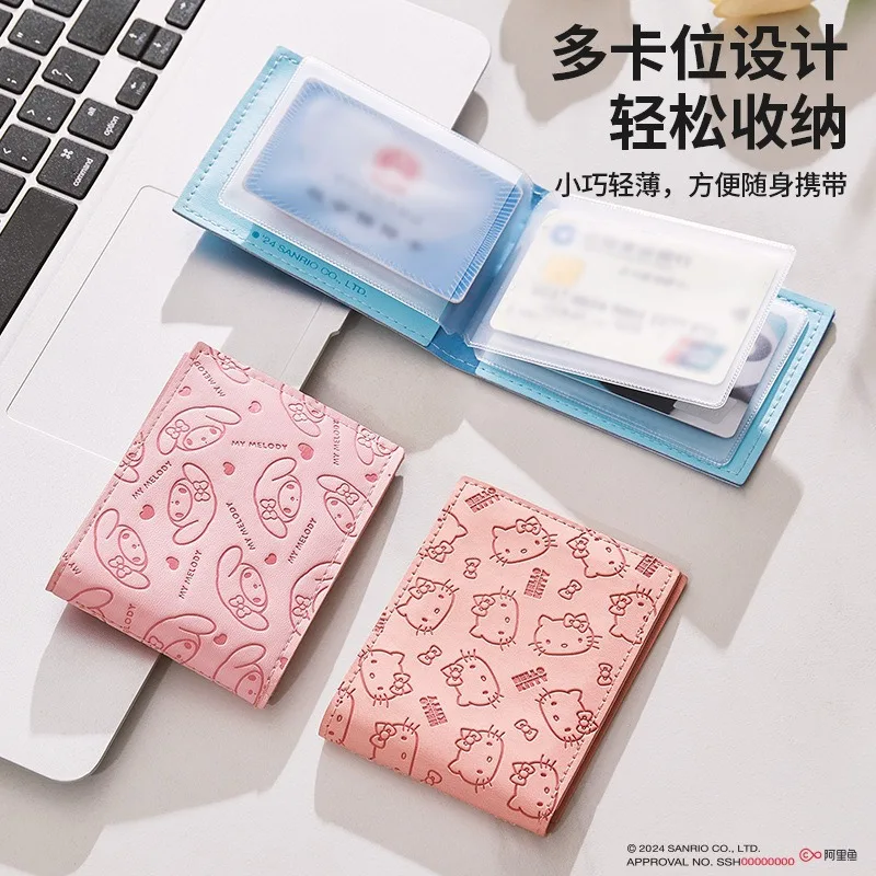 Kawaii Car Driver's License Document Holder Bank Card Wallet 6 Card Slots Cartoon Hello Kitty My Melody Cute Holiday Gift