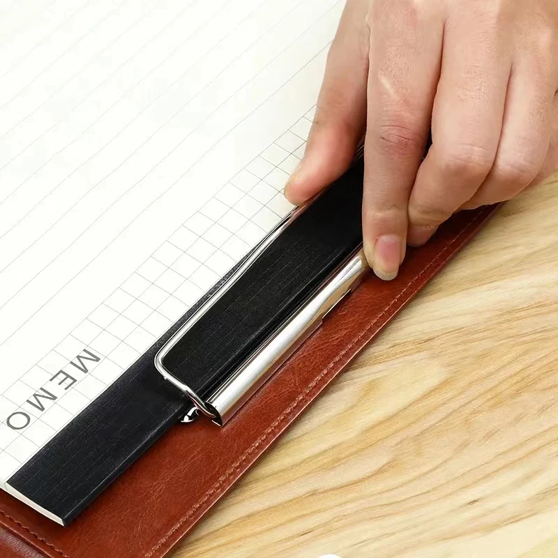 มัลติฟังก์ชั่น A4 โฟลเดอร์การประชุมธุรกิจเครื่องเขียนโฟลเดอร์หนังสัญญาแฟ้มโฟลเดอร์ Bill Organizer ผู้ถือเอกสาร