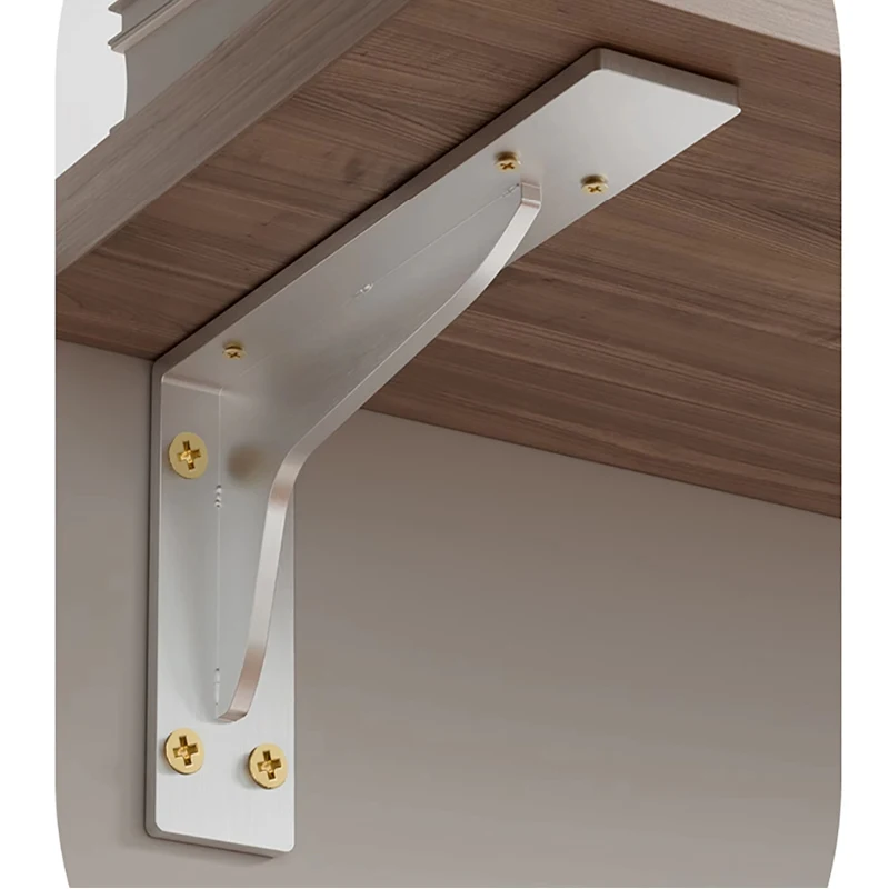 1PCS Triangle Bracket Partition Load-bearing Support Bracket Wall Storage Rack Angle Iron Fixed Layer Board Bracket