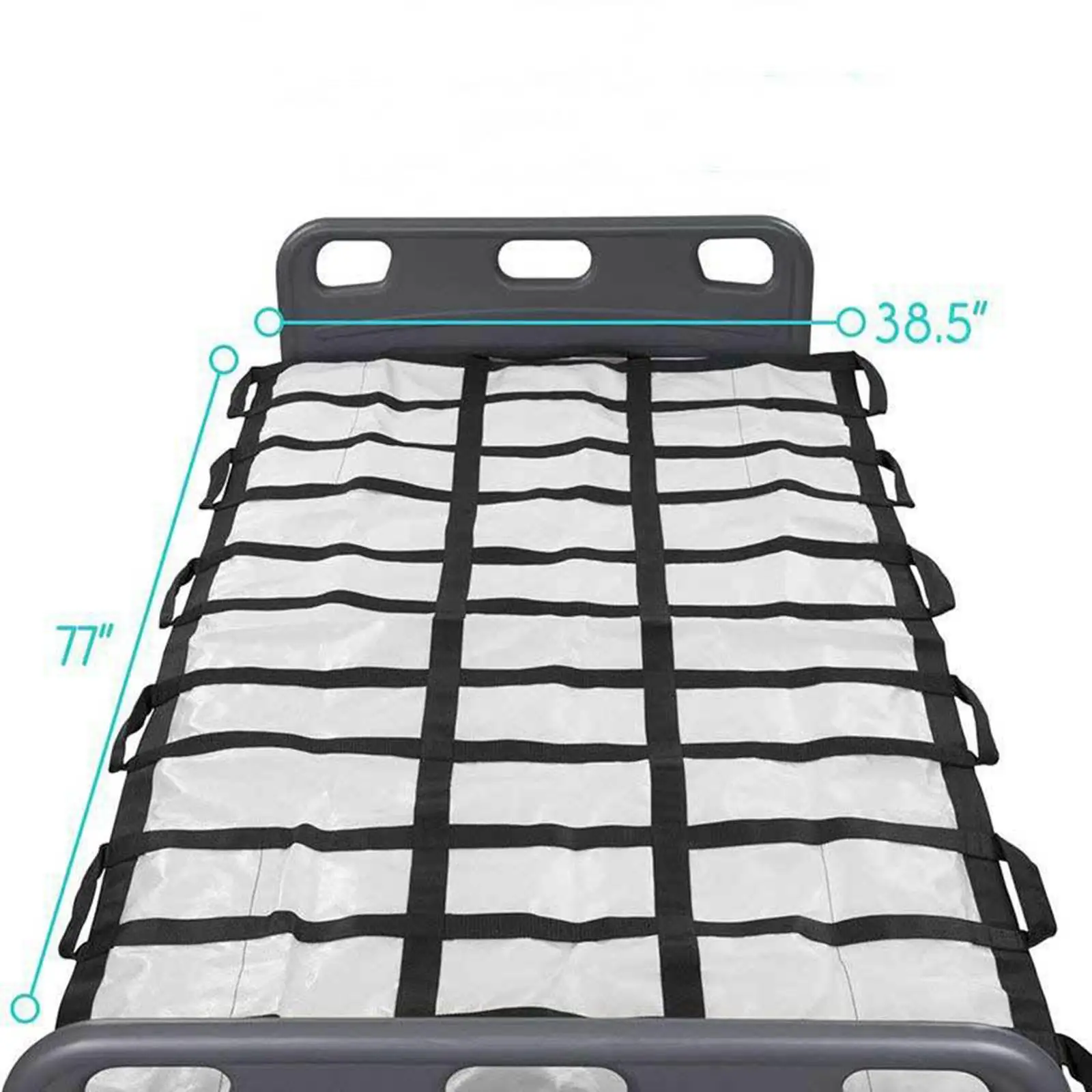 

Positioning Bed Cushion with 10 Reinforced Handles Heavty Duty Mattress Protection for Lifting Sliding Repositioning Patients