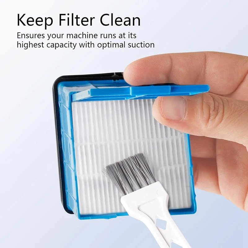 Y37A-For Bissell Crosswave Omniforce 3882 3883 مكنسة كهربائية فرشاة لفة مرشحات Hepa استبدال طقم قطع غيار