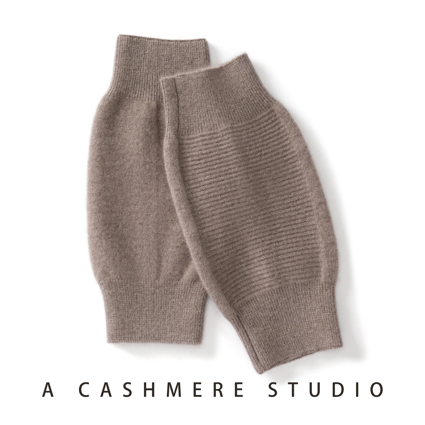DjzDsm 100% Cashmere 2025 Autumn And Winter New Men's And Women's General Short Thick Windproof And Cold Warm Knit Knee Pads