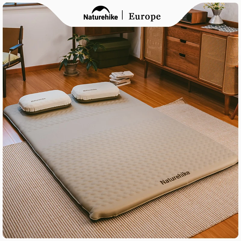 

Naturehike C6.5 Automatic Inflatable Cushion Single Double Bed air Mattress Sleeping Pad Camping Travel Tent Mat Portable 6.5CM