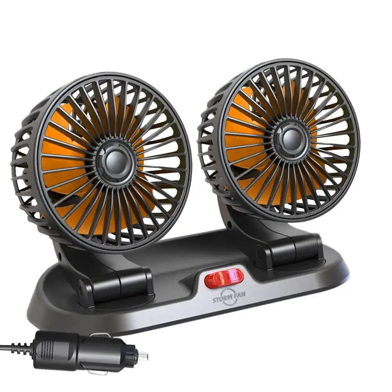 

Car Dashboard Fan Dashboard Cooling Air Circulator Fan Strong Wind Low Noise 360 Rotation Truck Fan For Vehicles Boat Sedan SUV