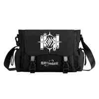 Game Honkai: Star Rail Men Women Shoulder Bag Dan Heng Himeko Jing Yuan Cosplay Student Black Schoolbag Storage Messenger Bags