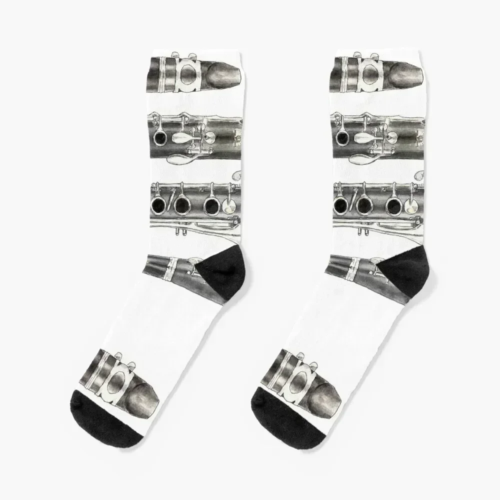 

The Clarinet Socks summer floral christmass gift Man Socks Women's