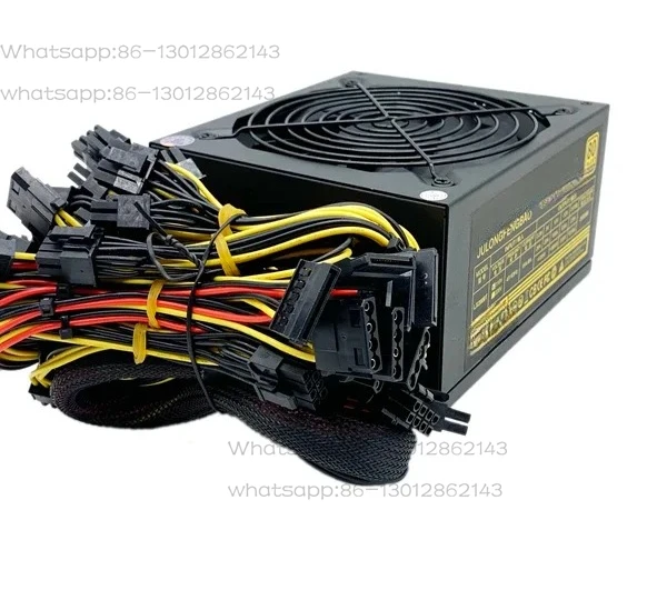 1800w silent 2400w gold 2800w 2600w 8 card electric competition desktop power supply X98 X99
