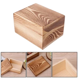 Handmade Wooden Box With Lid Storage Case Crafts Sundries Organizer 2 Sizes B03E