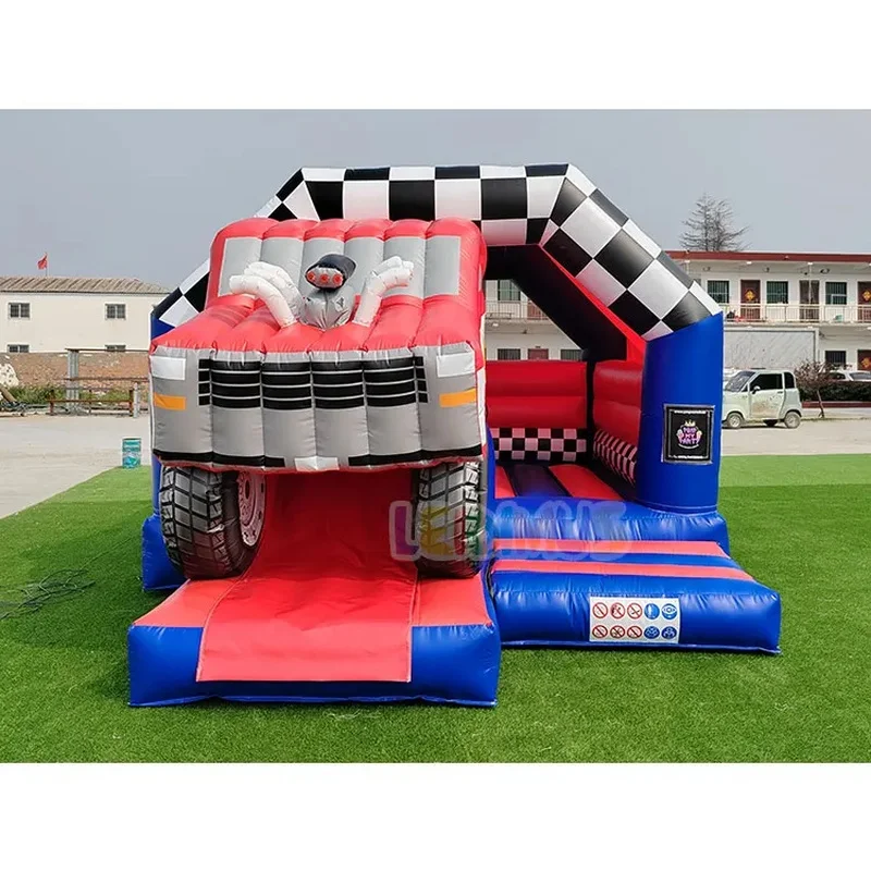 Inflatable Bouncer Car Jumping Castle for Kids Inflatable Bouncy Castle Commercial Inflatable Bounce House with Slide Combo