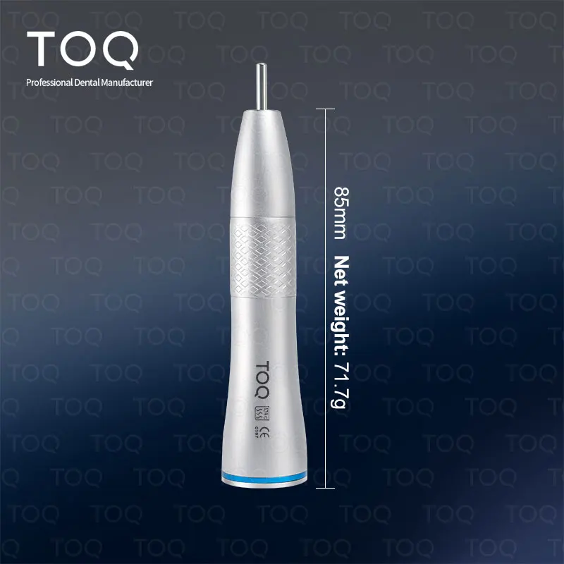 Dental Low Speed Handpiece Inner Water Spray Air Turbine Straight Handpiece  1: 1 straight machine