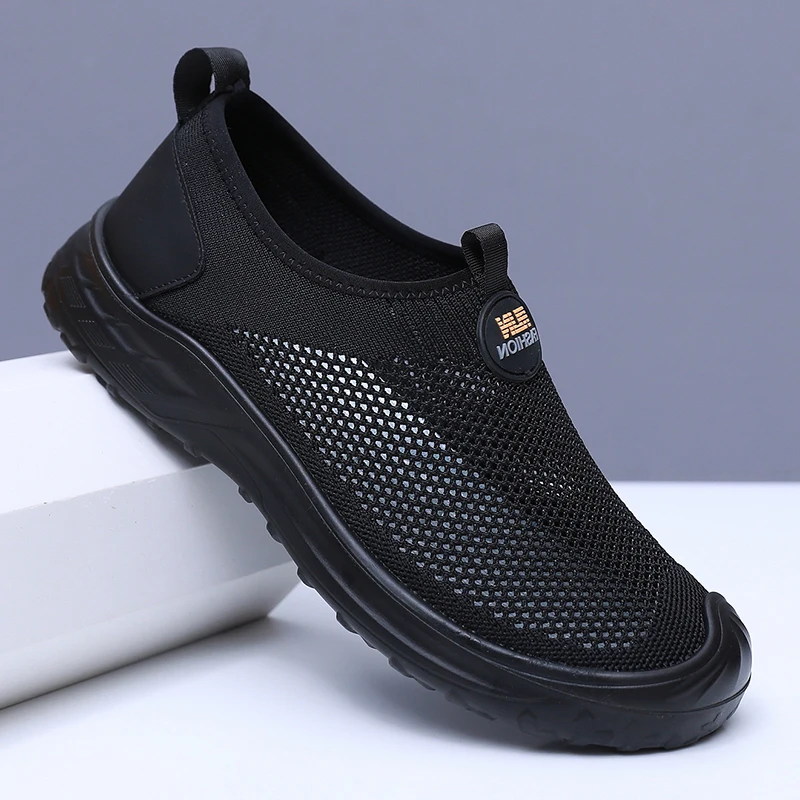 

Лето 202, мужская обувь в сетку, дышащая, легкая, удобная мужская тканевая обувь, мужская обувь на мягкой подошве, противоскользящая