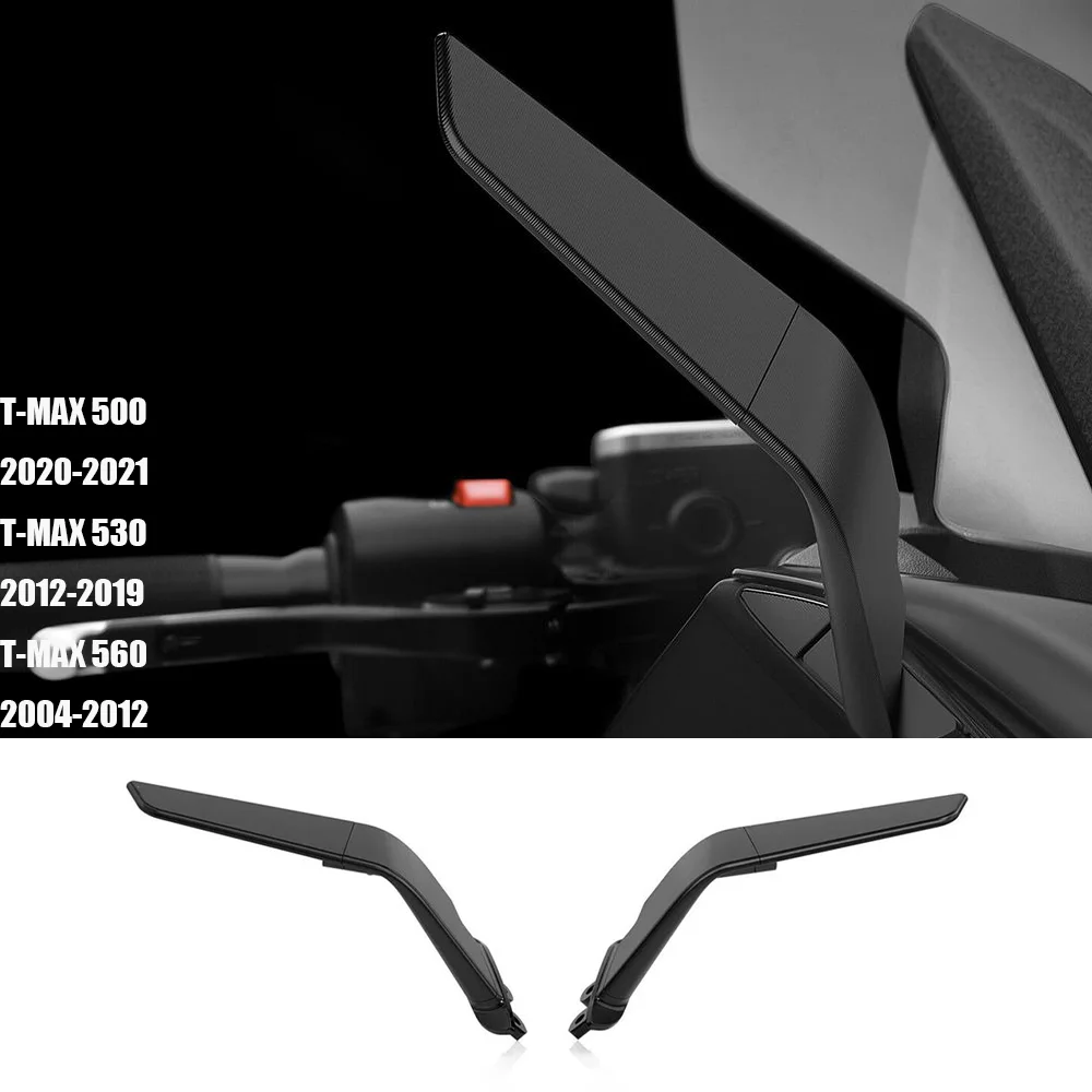 

T-MAX 500 Accessories Rearview Mirrors For Yamaha T-MAX 500 TMAX 530 T-MAX 560 Stealth Mirrors Sport Winglet Mirror Adjustable