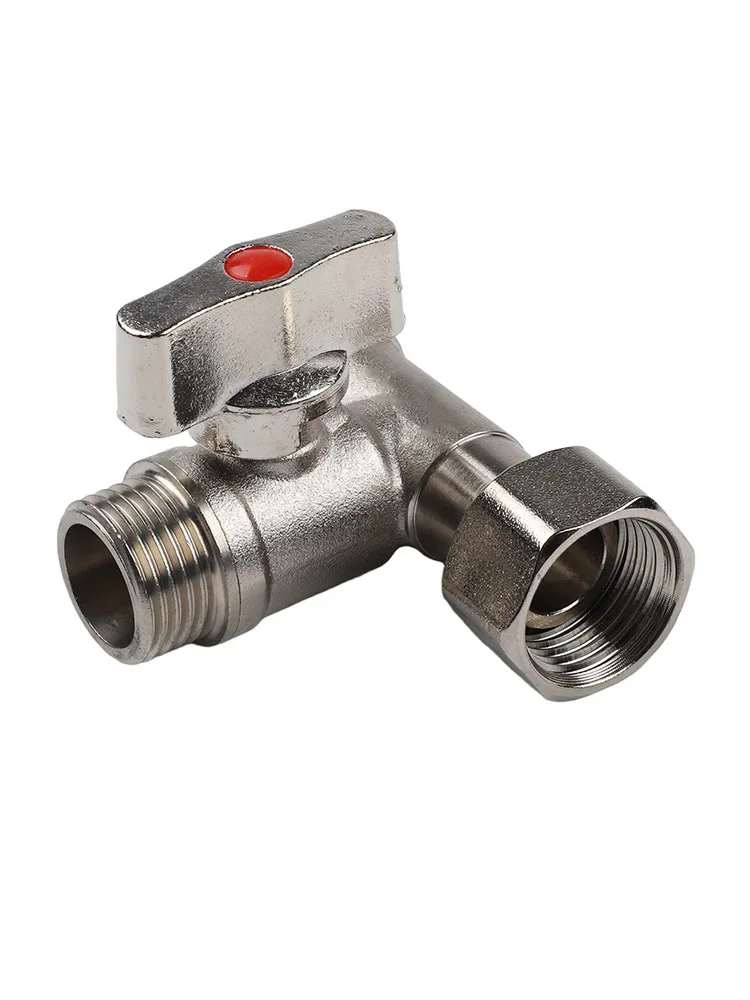 

3 Way Connector with Shut Off Valves for Kitchen and Bathroom Plumbing Applications Stainless Steel for Long Term Use