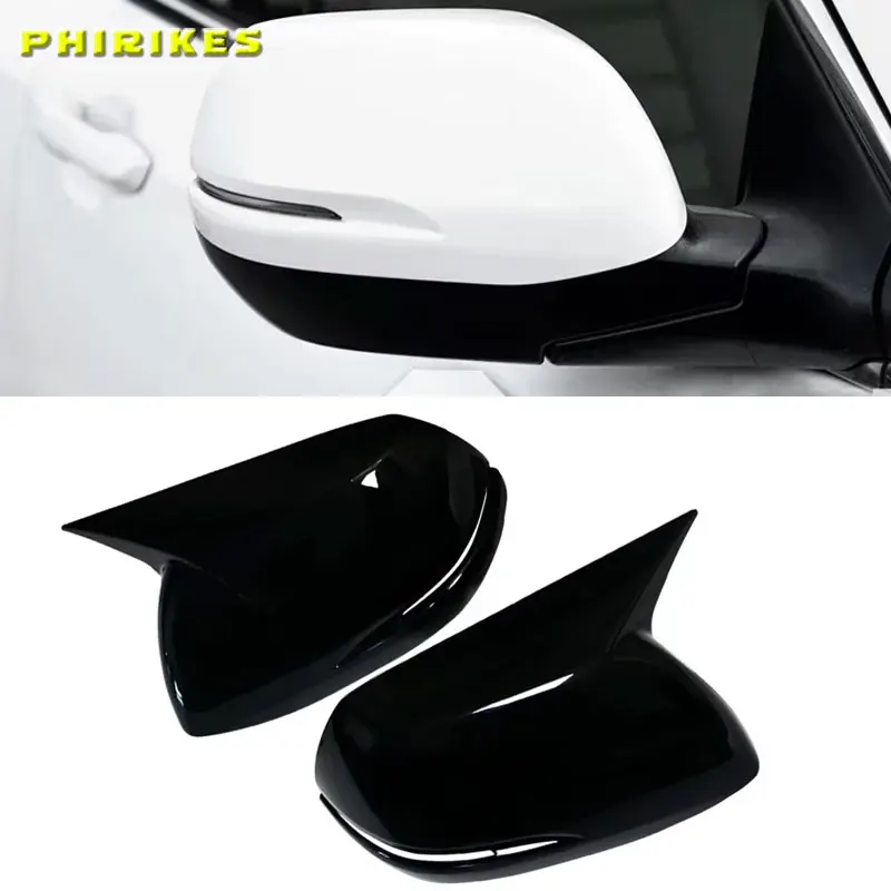 

Horn Shape ABS Carbon Fiber Style Rear View Side Mirror Cover Rearview Caps For Honda CR-V CRV 2017-2020
