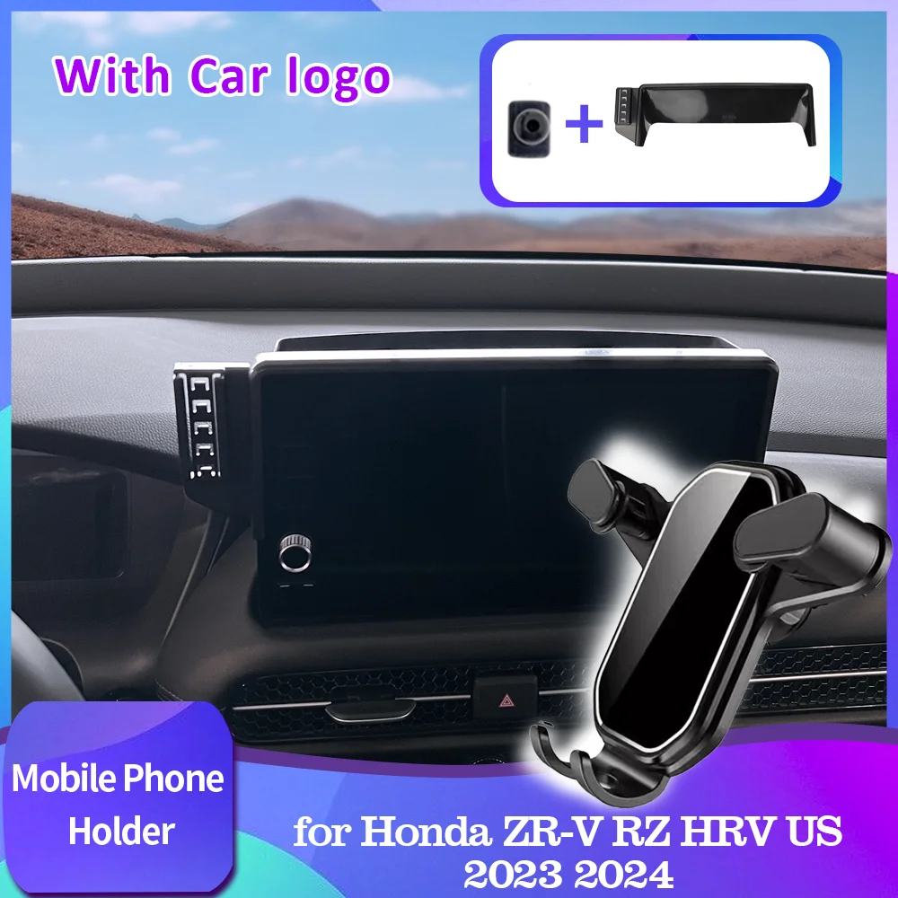 for Honda ZR-V ZRV RZ HRV US 2023 2024 Car Mobile Phone Holder Support Stand Air Vent Clip Tray Mount Panel Accessories iPhone