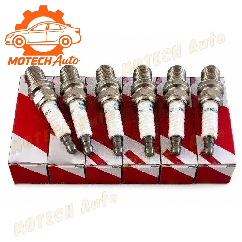 4/6/10 PCS Iridium Spark Plugs 90919-01210 9091901210 SK20R11 3297 for Toyota Corolla Matrix Camry Highlander Tundra