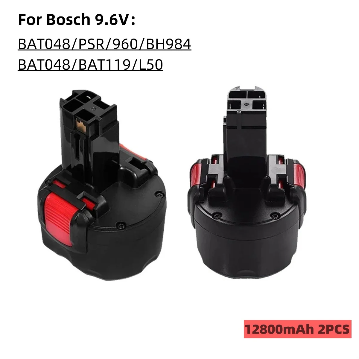 9.6V Bosch3000mah- 12800mAh Nickel-CD Rechargeable Battery Power Tools Battery for Bosch PSR 960 BH984 BAT048 BAT119