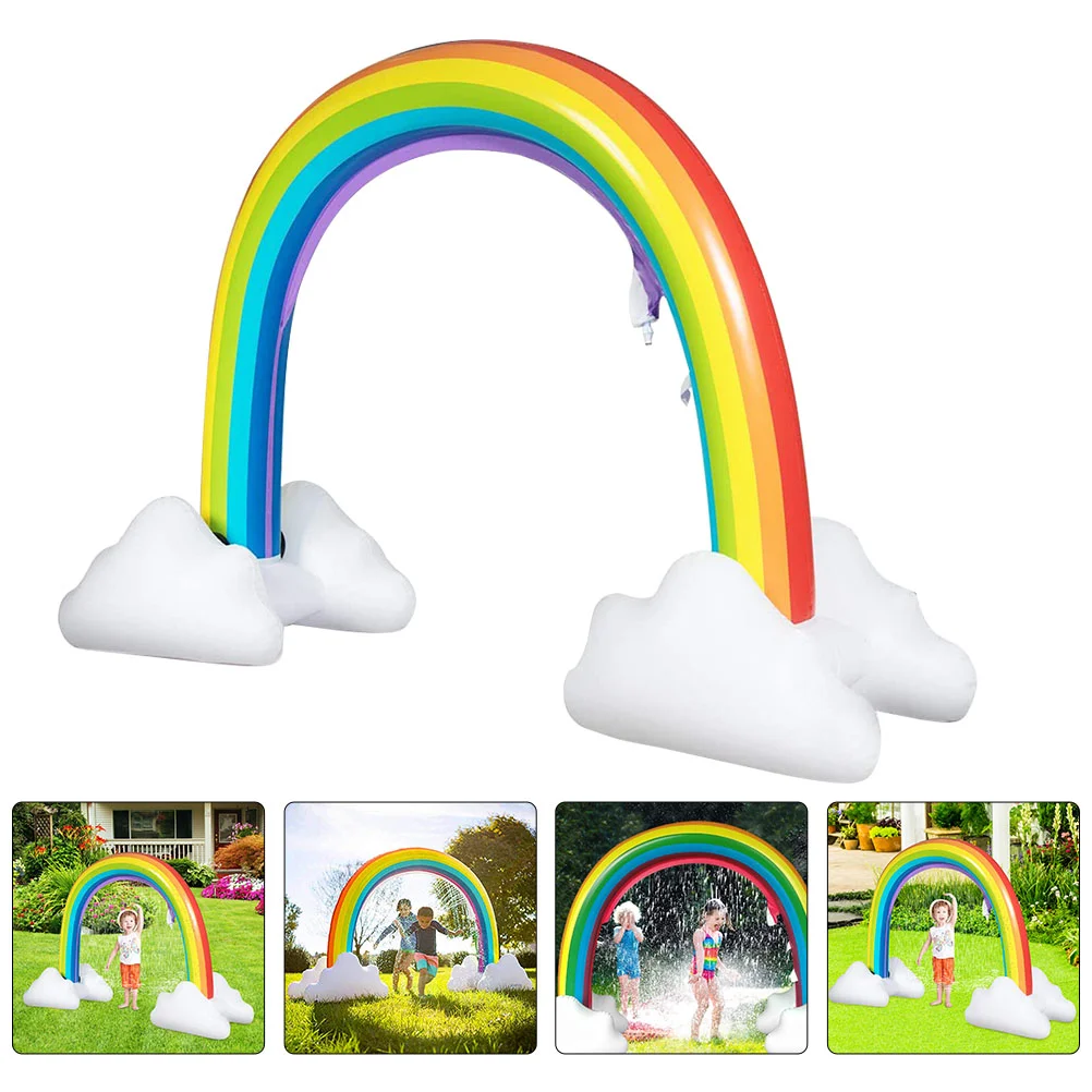 Inflatable Sprinkler Arch Child Toys for Toddlers Waterwheel Pvc Fidget Outdoor
