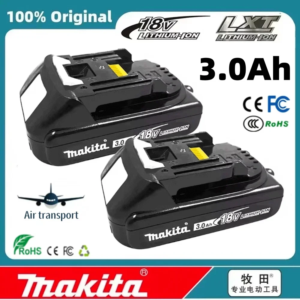 

18650 3000mAh power tool battery and charger for Makita BL1860 BL1850B BL1850 BL1840 BL1830 Replaced with 18v Makita 3.0ah