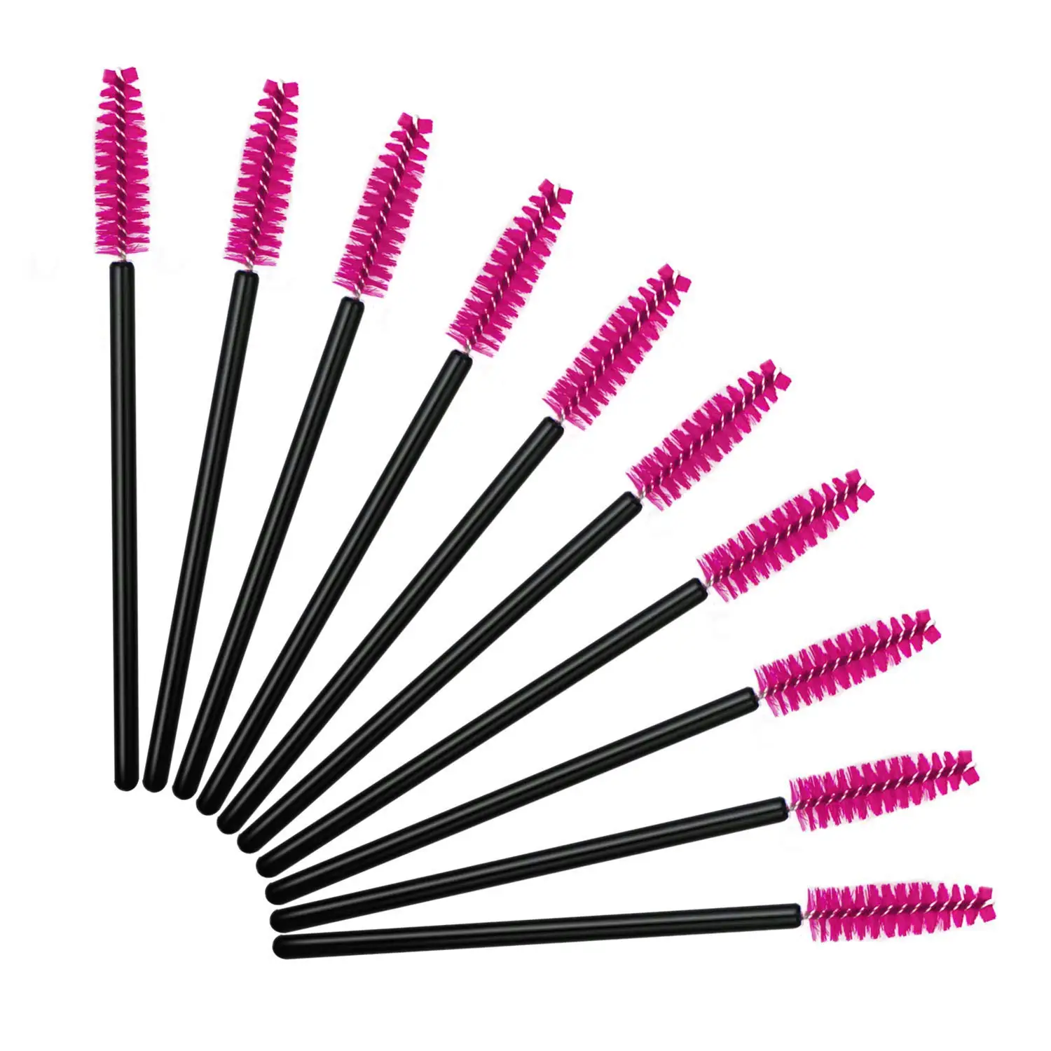 Brosses à cils, outils d'extension de faux cils, brosse à sourcils, baguettes de Mascara, applicateur, bobines, outil cosmétique, 100 pièces ﻿