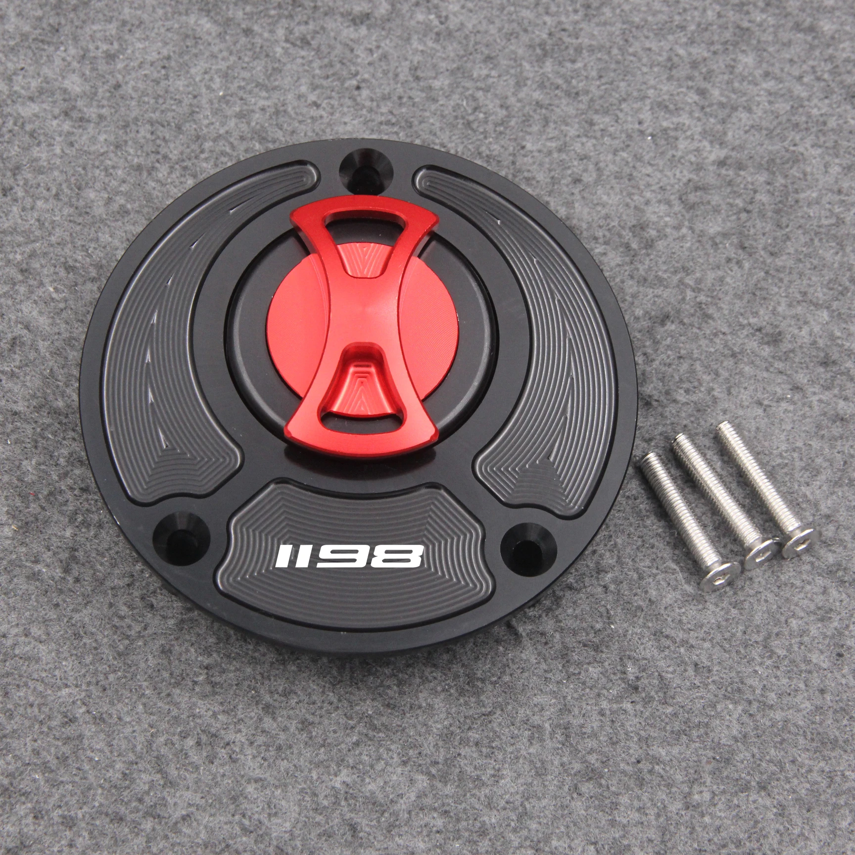 Keyless Motorcycle Fuel Gas Tank cap Cover For Ducati 1198 / 1198R / 1198S all years