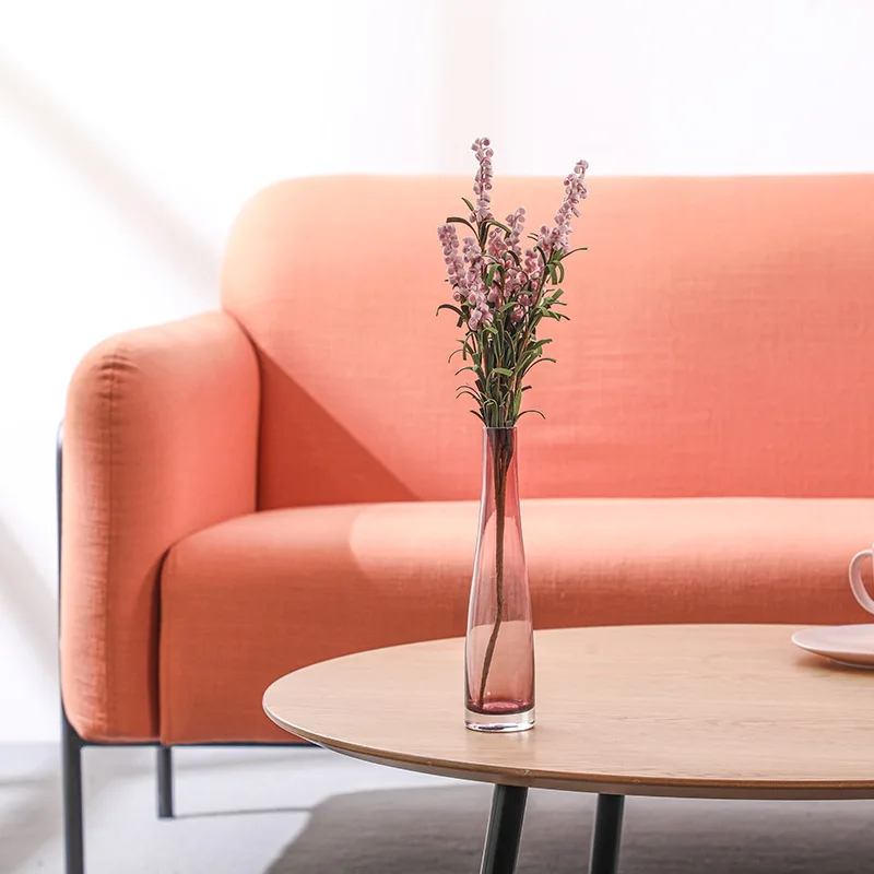 Nordic simple Internet celebrity fabric sofa chair small apartment living room home single light luxury double negotiation guest