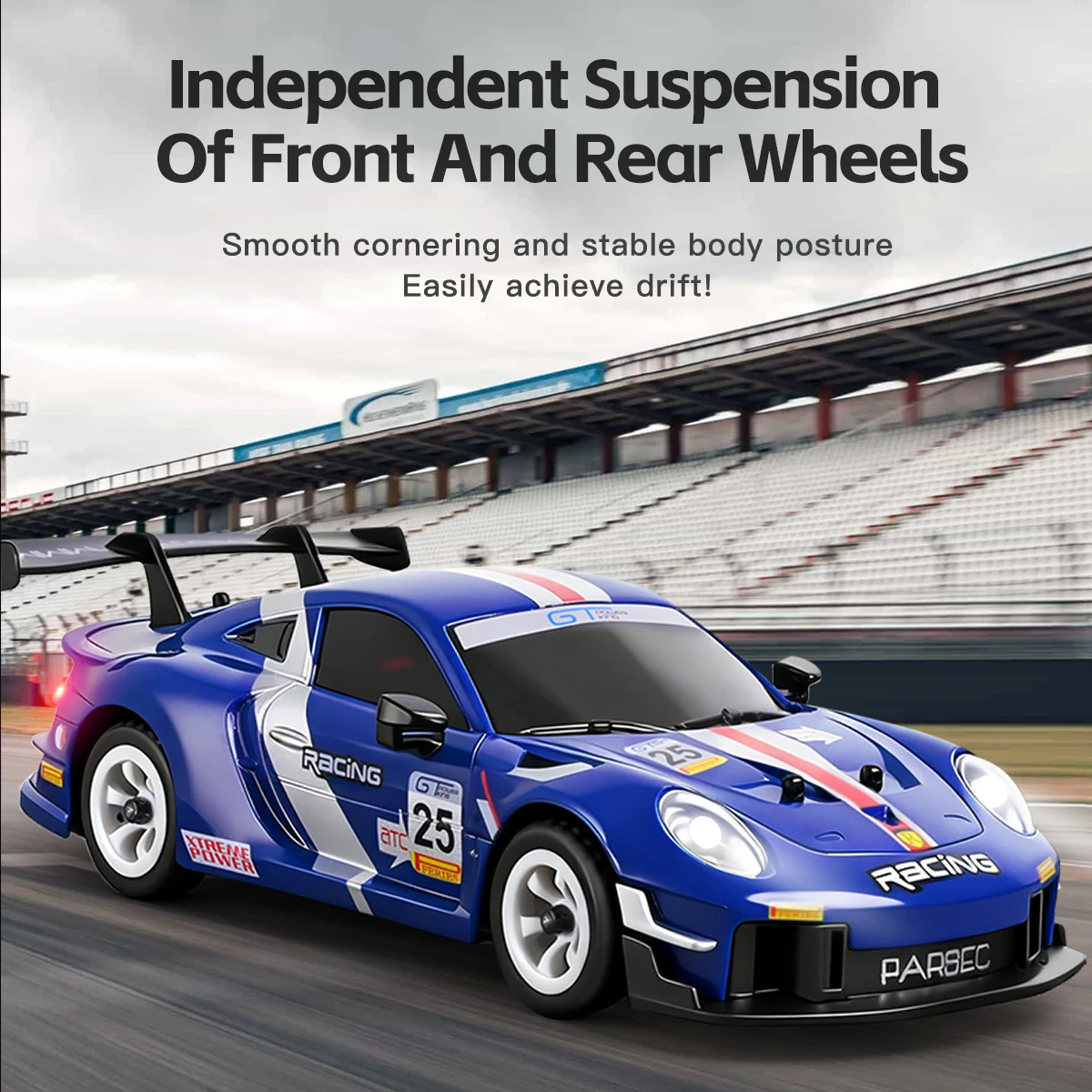 WLtoys 1/28 284191 284019-A Ulepszony Żyroskopowy Samochód RC do Driftu 4WD Szybki Model Sterowany Radiem 2.4G Pojazd Wyścigowy do Driftu Mini Prezent