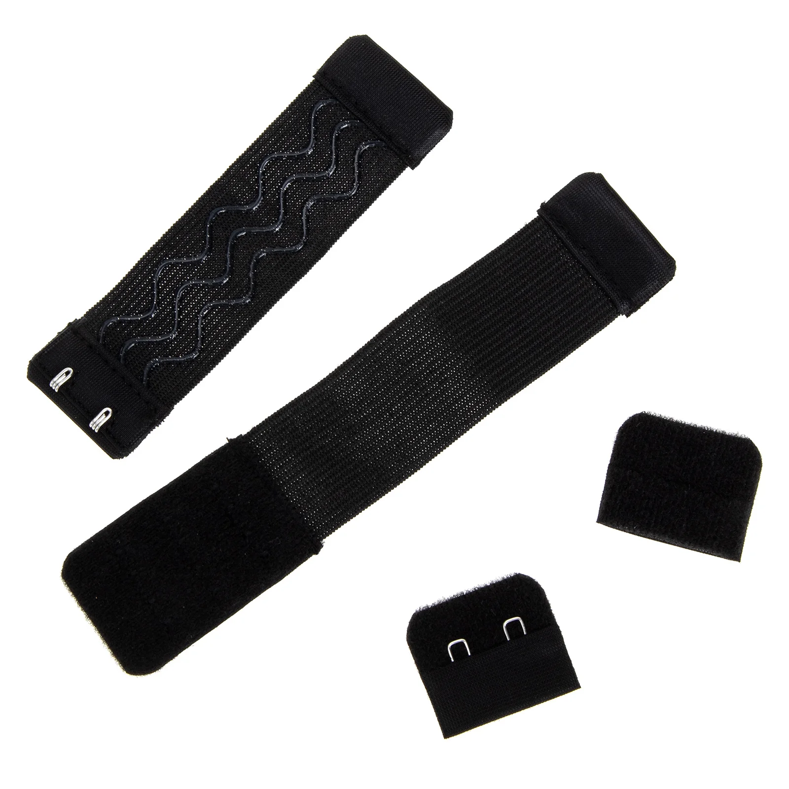 Banda extensora ajustable para mujer, hebilla elástica para sujetador, correa de extensión, sujetador, cierre de tela de malla, 4 Uds.