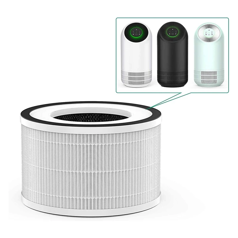 Replacement True HEPA Filter Compatible For Afloia Fillo/Halo/Allo Air Purifier 3-Stage Filtration Accessories