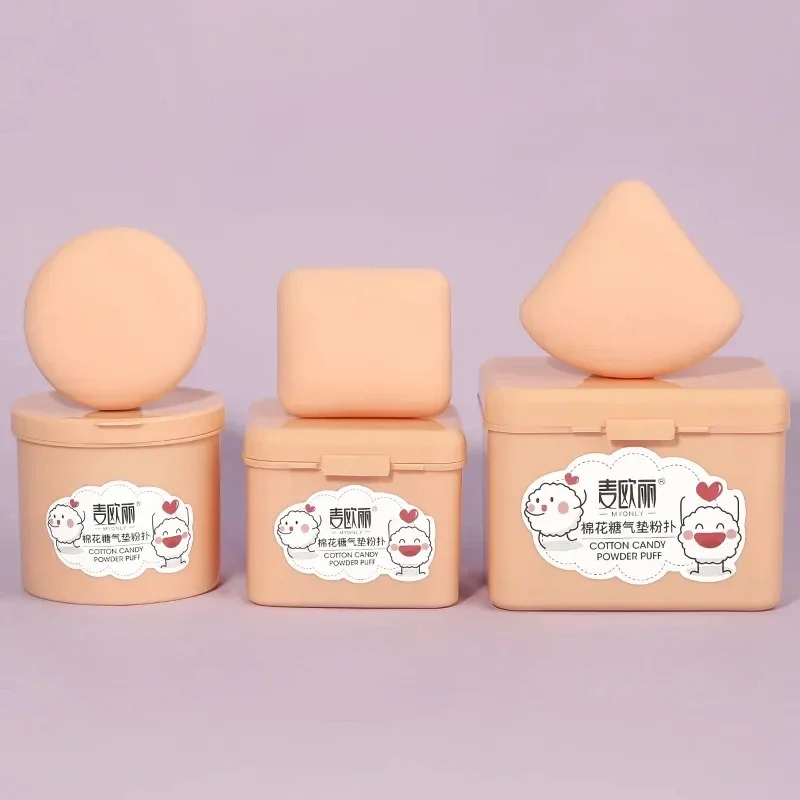 3/4pc Camera Lege Luchtkussen Bladerdeeg Doos Draagbare Cosmetische Make-Up Spons Gezicht Concealer BB Cream Cosmetische Applicator make-up Tool