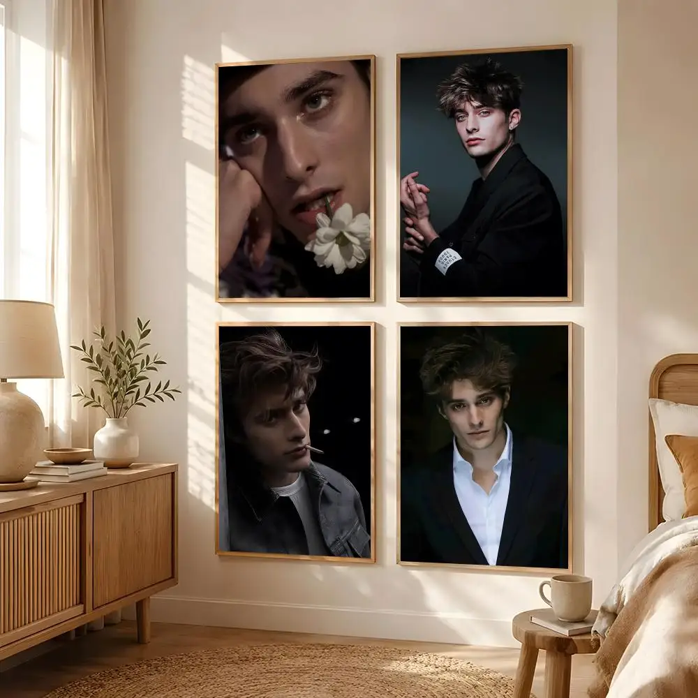 Actor Maxence Danet-Fauvel Poster Poster All-match HD Waterproof Self-Adhesive Wall Art Sticker For Home Bedroom