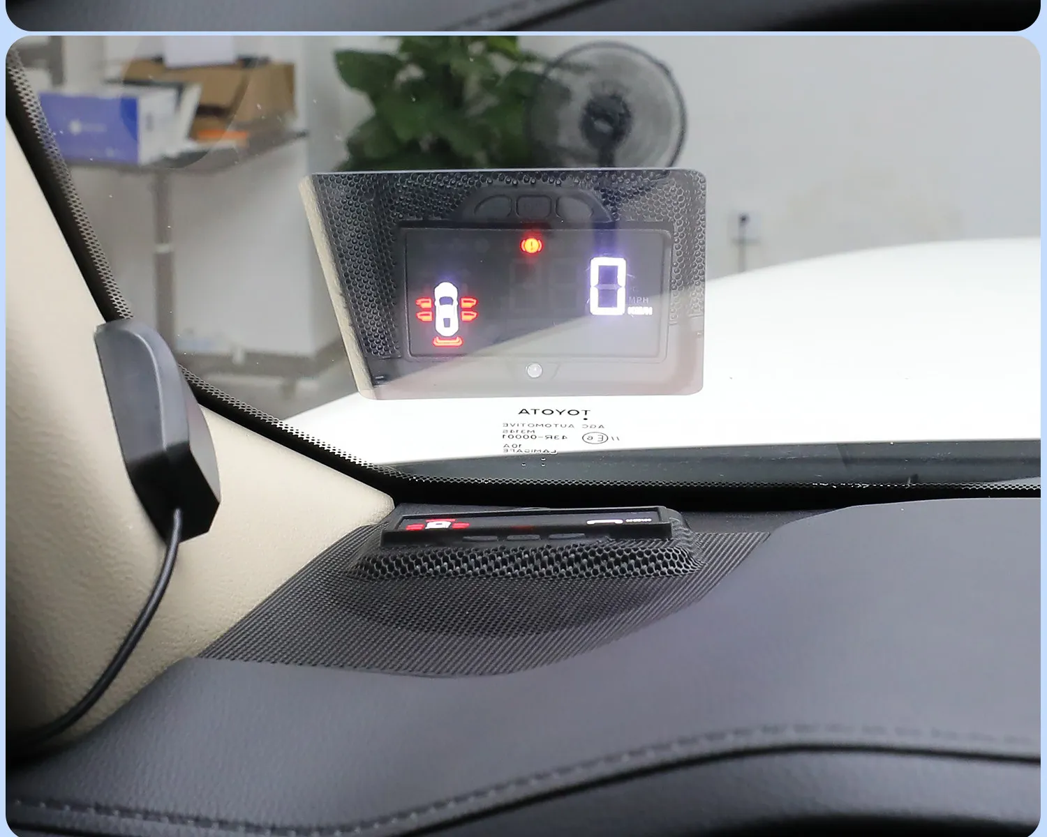 HUD Head Up Display for Toyota Land Cruiser LC300 LHD  Car OBD Digital Speedometer Windshield Projection Display Plug & Play