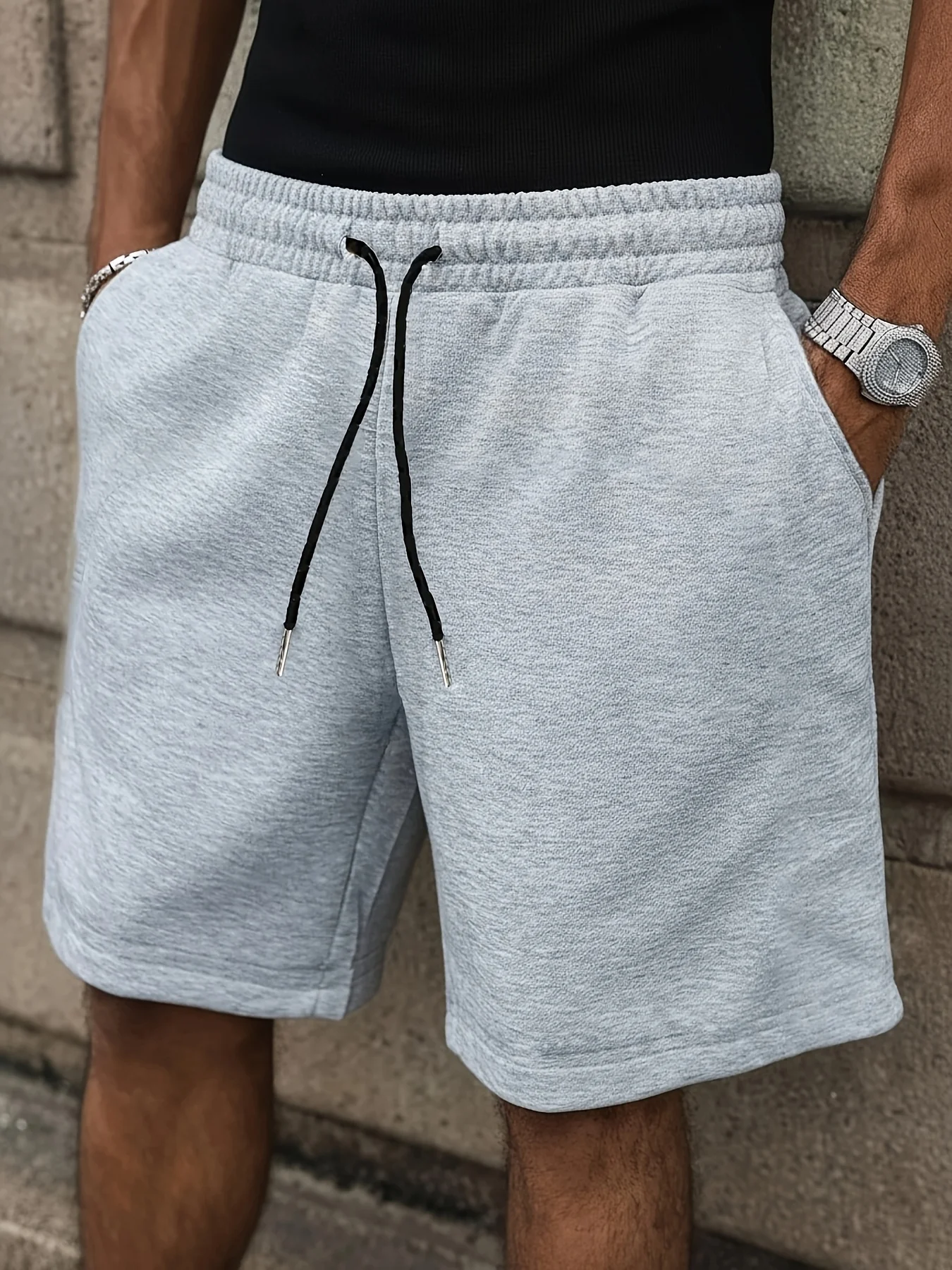 

Men's Casual Sports Shorts with Loose Street Style, Summer Simple Five Quarter Pants for Casual and Versatile Wear