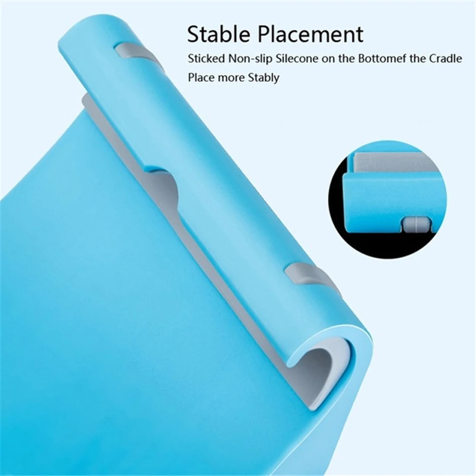 Universeller faltbarer Schreibtisch-Telefonhalter für Samsung S20 Plus Ultra Note 10, IPhone 11, Handy, Tablet, Desktop-Halter – Detail 3