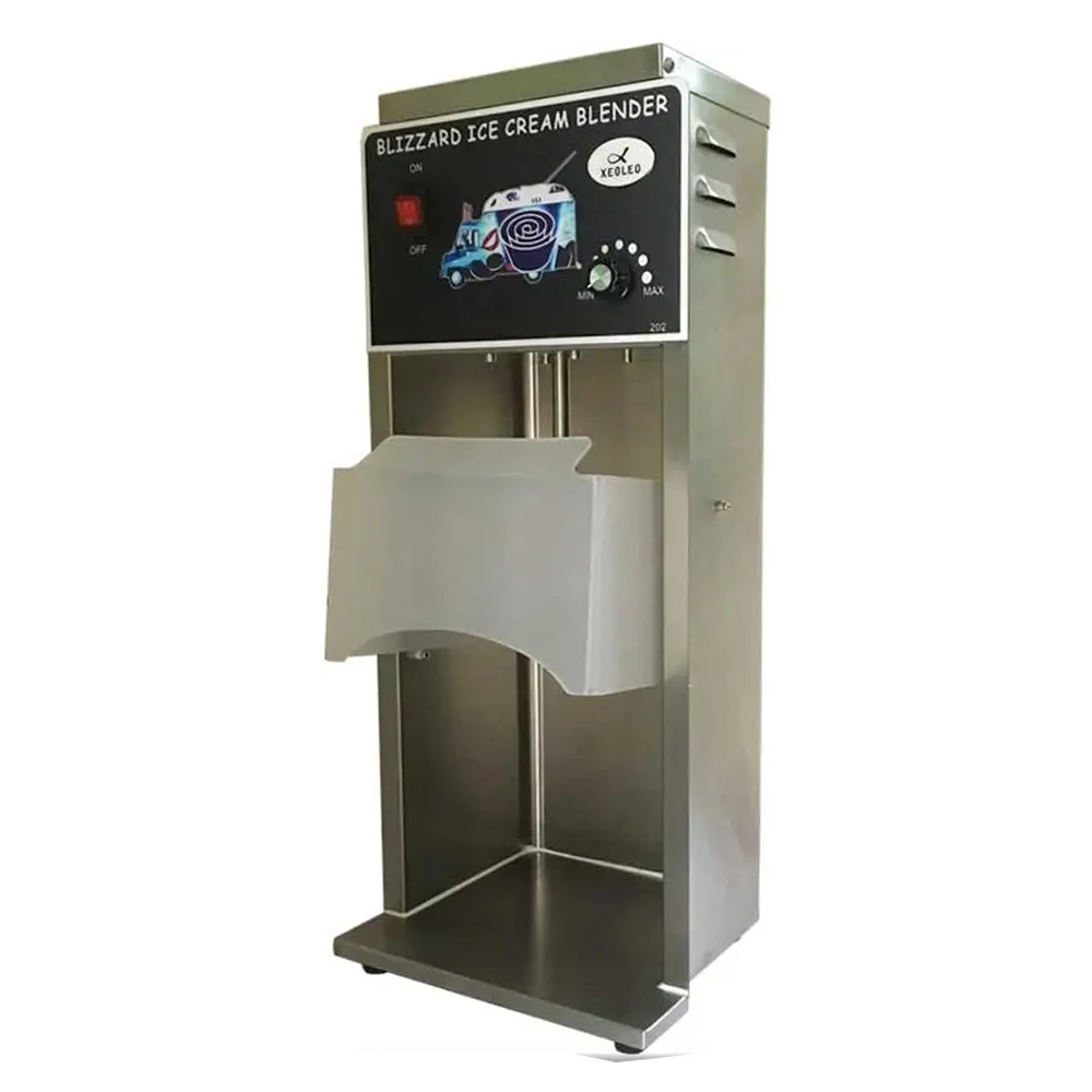 

Коммерческая машина для мороженого XEOLEO, 750 Вт, машина для замороженного йогурта из нержавеющей стали, 8000 об/мин, машина для приготовления плавкого мороженого