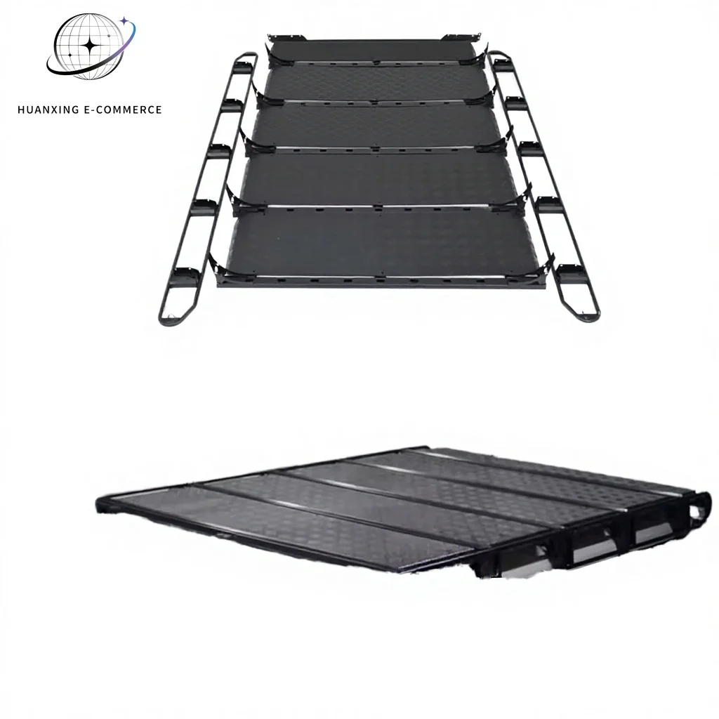 EUROCAR W463 Aluminum Alloy Roof Rack for G-Class (W463/G500/G350/G63) with Ladder Cargo Holder Easy Installation