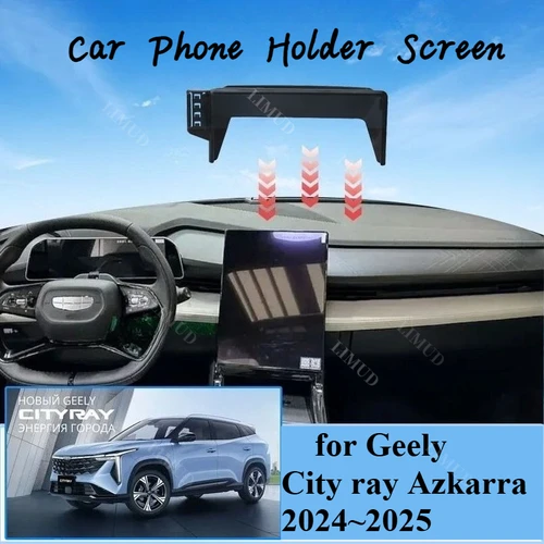 Soporte para móvil de coche con pantalla de 13,2 pulgadas para Geely City Ray 2024 2025 Azkarra soporte de navegación GPS accesorios para coche