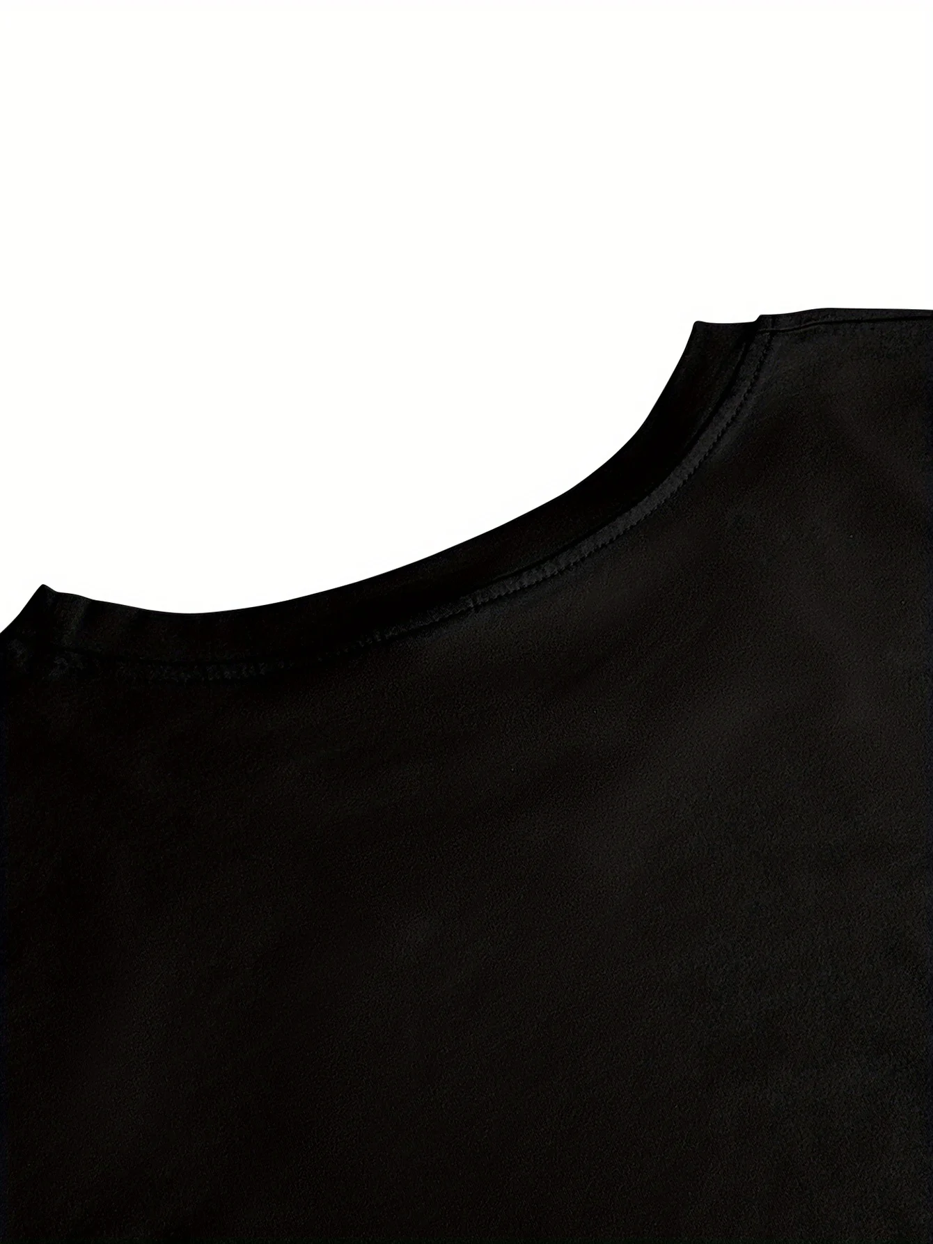 المرأة السوداء تي شيرت لطيف القط القلب تصميم عارضة قصيرة الأكمام جولة الرقبة الربيع والصيف لعوب القط القط عشاق الرسم الأعلى #5