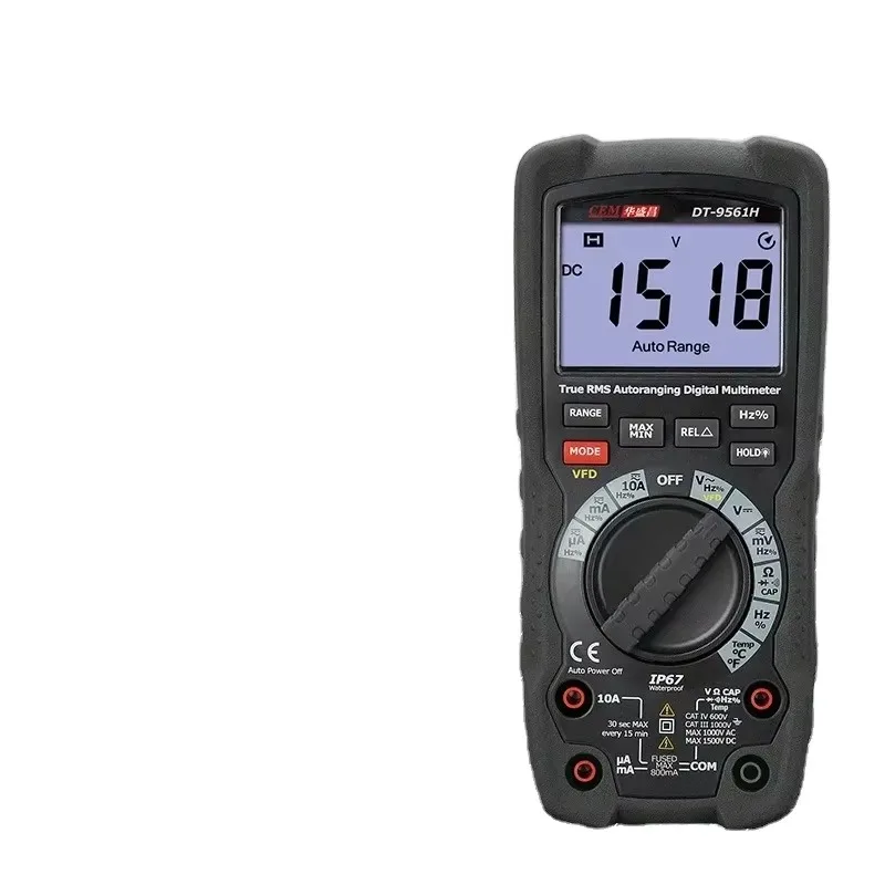 DT-9561H True RMS Digital Multimeter High Precision Intelligent Photovoltaic PV Tester Solar Power System Electrical Detector