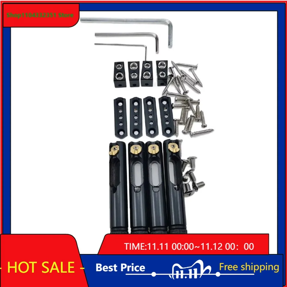 

Shop Bo-Hong Store-Electric Guitar Headless Bass Bridge Brass Material Independent Bridge Suitable for Bass Guitar-Hot Sale