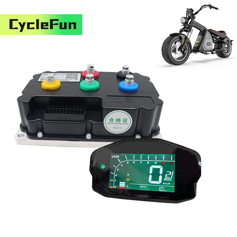 

FarDriver ND72300 2KW-3KW Sine Wave Controller 48V-72V 100A With DKD Display For Electric Motorcycles Scooter Conversion Kits