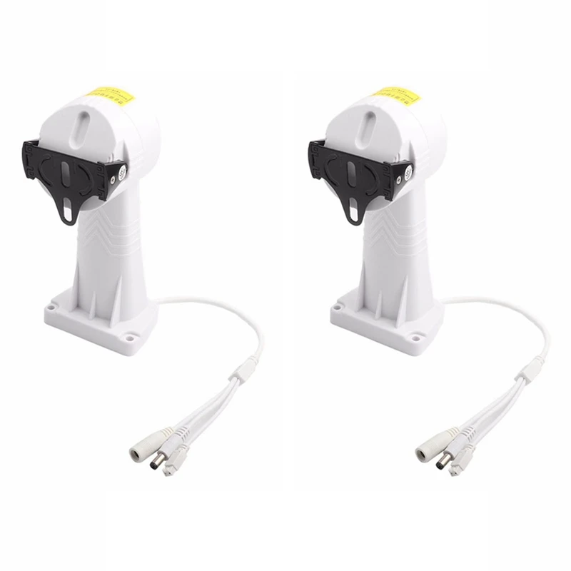 2X 255 Degree Camera PTZ Horizontal Rotate Rotating Bracket Pan Tilt Installation Stand For CCTV Camera Wire Control