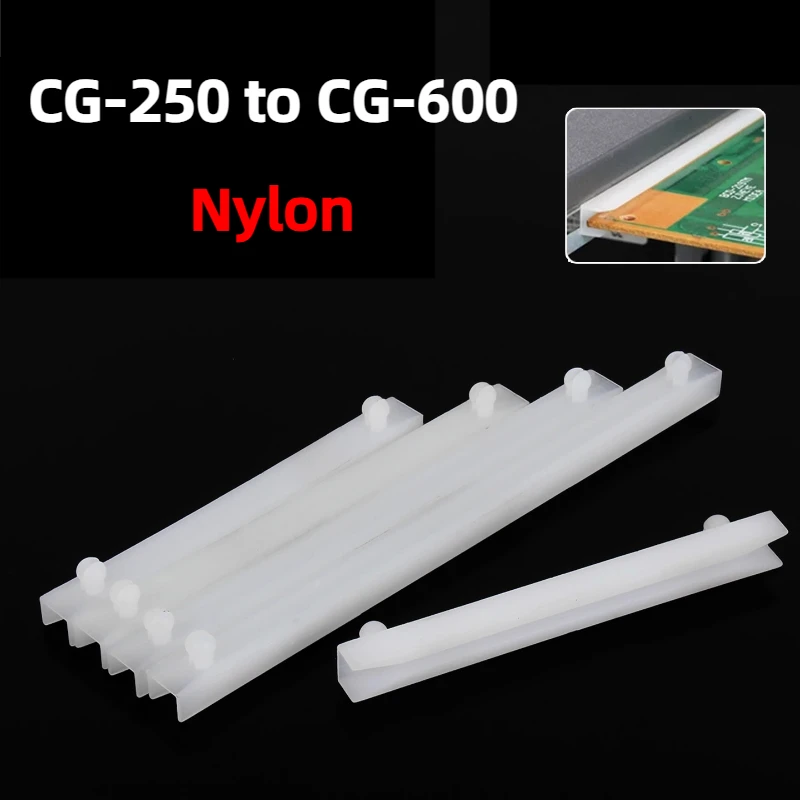 Nylon CG250 to CG-600 PCB Boards guide groov channel Slot track Snap-In Support rail enclosure pc spacer board fixing