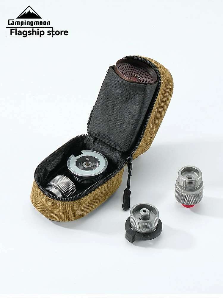 CAMPINGMOON Butterfly Stove Storage Bag Canvas Shock Absorber Stove Head Tool Kit XD-3-B Adapter Storage Bag