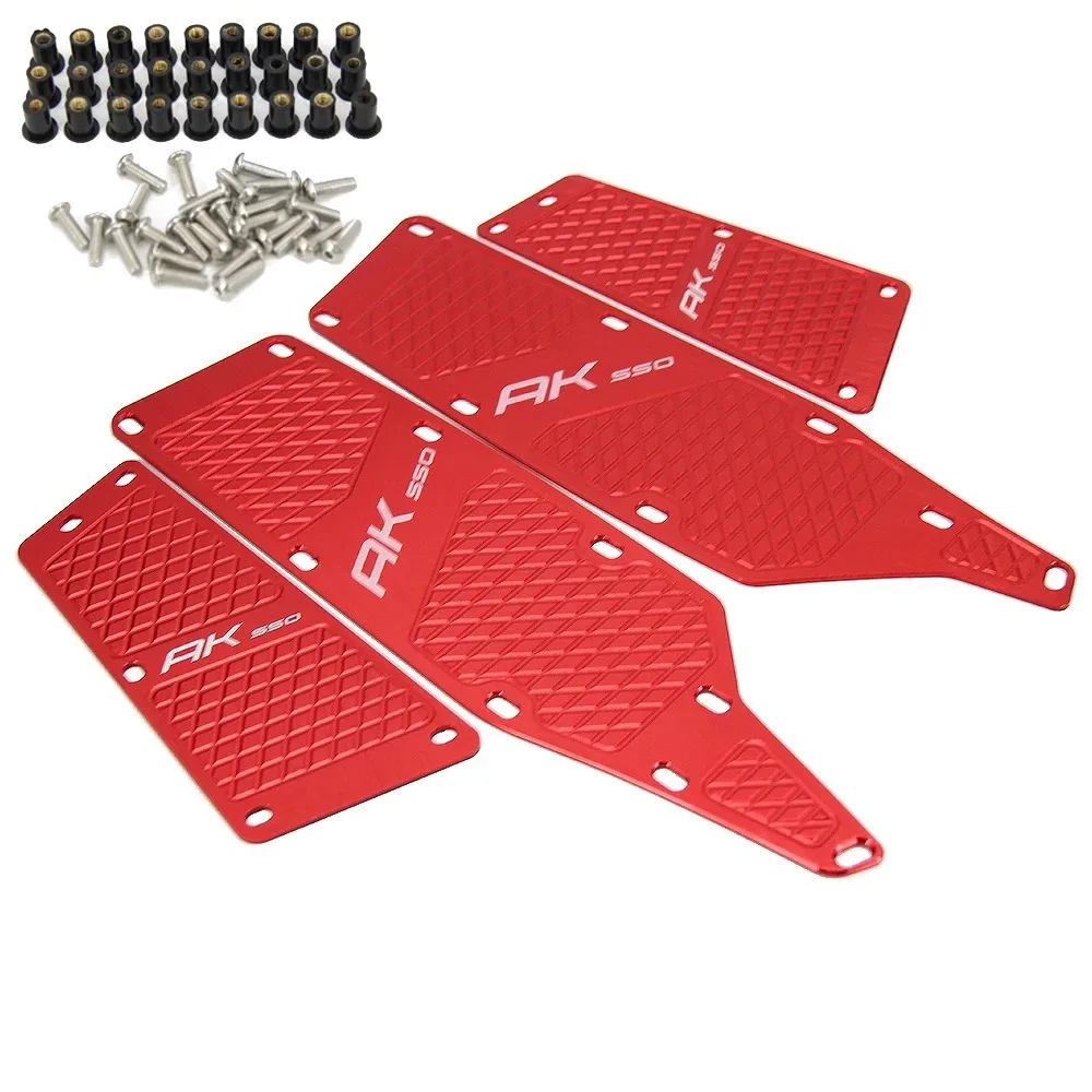 2017-2022 2021 Footboard Steps Footrest Foot Pad Pedal Footrests Pads Motorcycle Accessories For KYMCO AK550 ak550 AK 550 ak 550