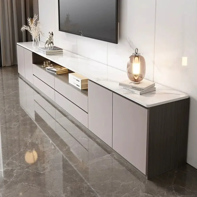 

White Retro Tv Stands Designer Luxury Dressers Console Display Tv Stands Filing Movies Minimalist Wood Archivadores Furniture