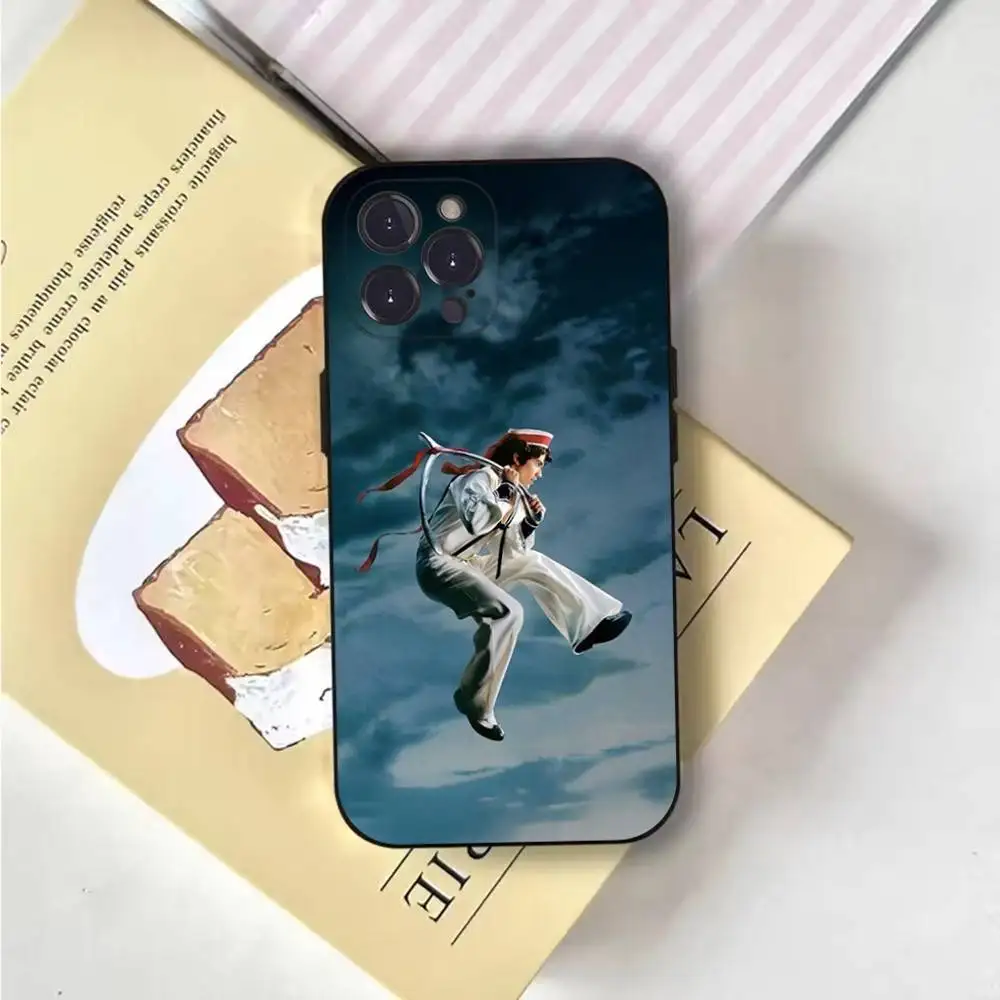 C-Conan Gray Wishbone Phone Case For iPhone 6,17,16,15,14,13,12,11 Plus,Pro Max,XS,X,XR,SE,Mini,8,7,Soft Silicone Black Cover