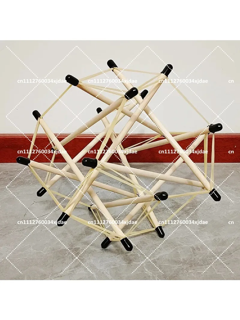 12 Rod Fascial Tensegrity Model Structure Teaching Aid for Rehabilitation Dynamics