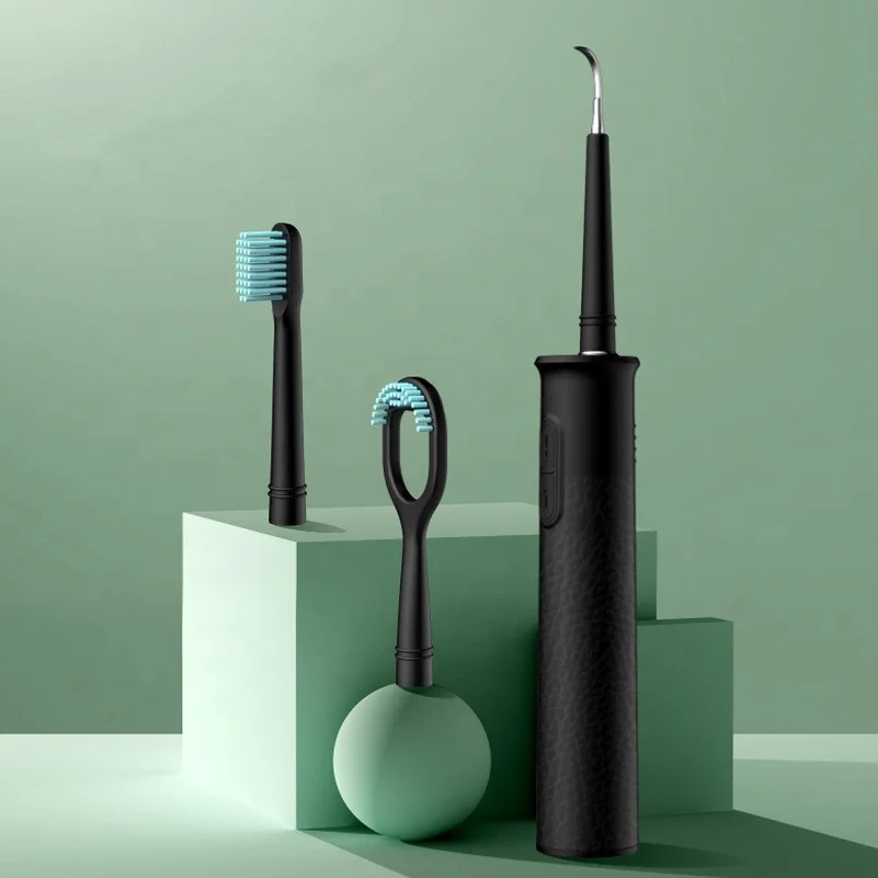 Electric Sonic Tooth Stains Remover Whitening  Calculus Scaler Plaque Tartar Removal Toothbrush Teeth Cleaner